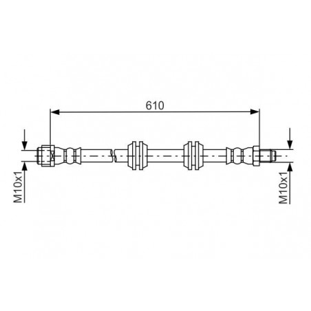 Flexible de frein BOSCH