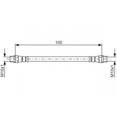 Flexible de frein BOSCH