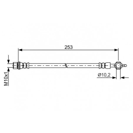 Flexible de frein BOSCH