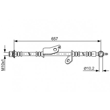 Flexible de frein BOSCH