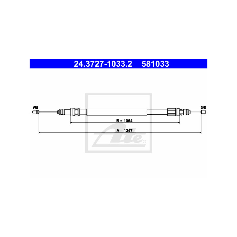Câble de frein à main ATE