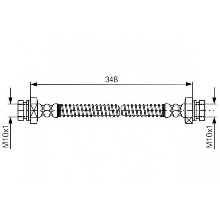 Flexible de frein BOSCH