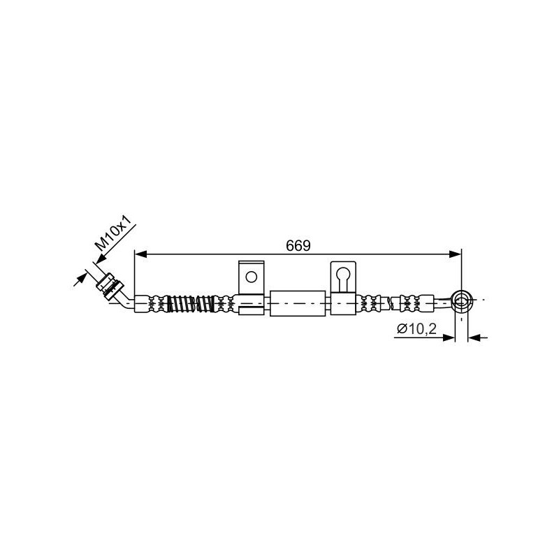 Flexible de frein BOSCH