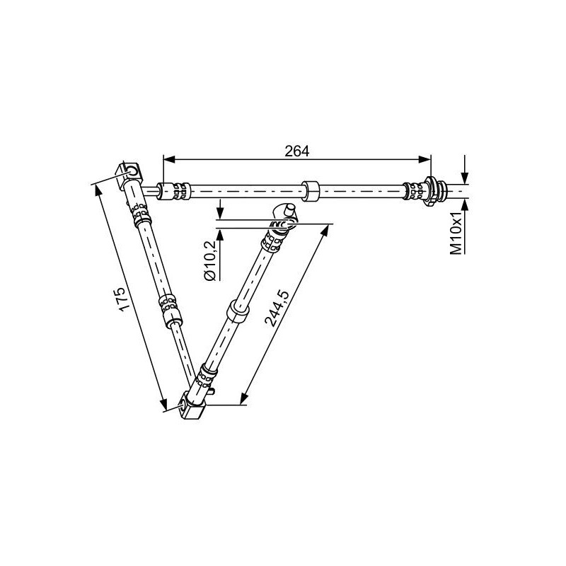 Flexible de frein BOSCH