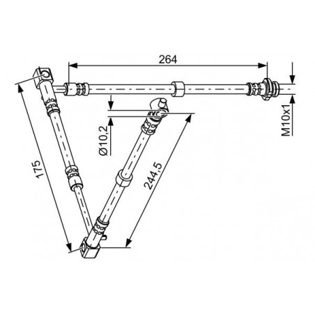 Flexible de frein BOSCH