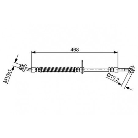 Flexible de frein BOSCH