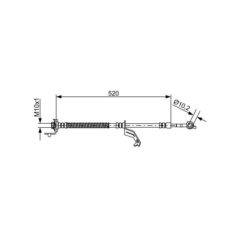 Flexible de frein BOSCH