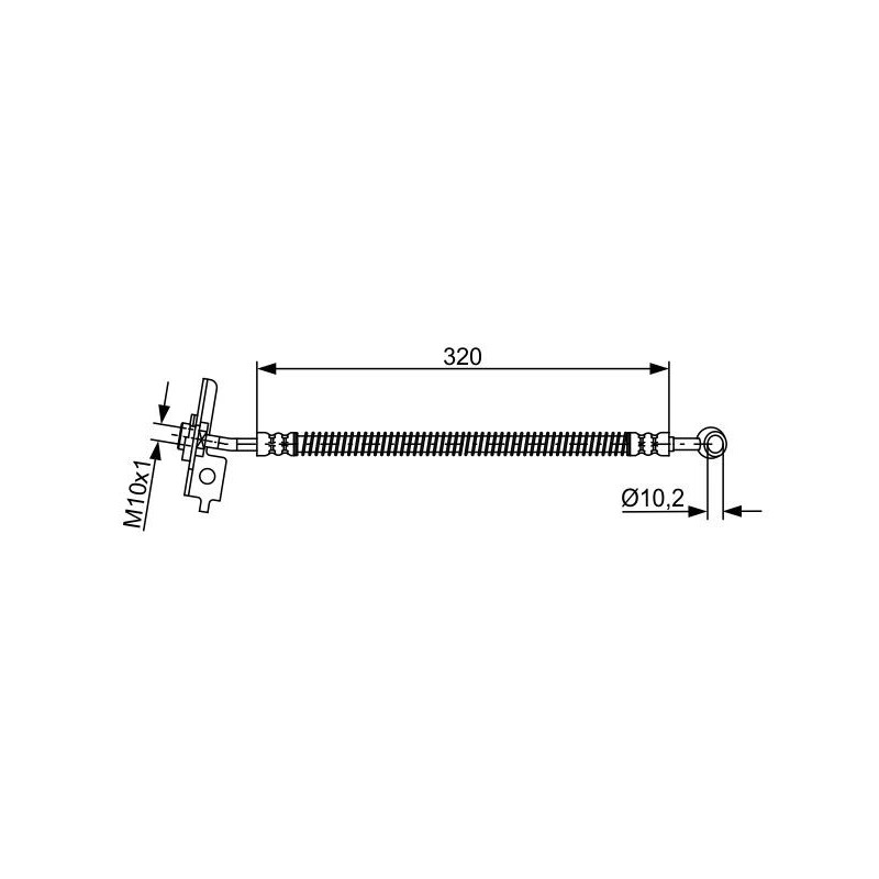 Flexible de frein BOSCH