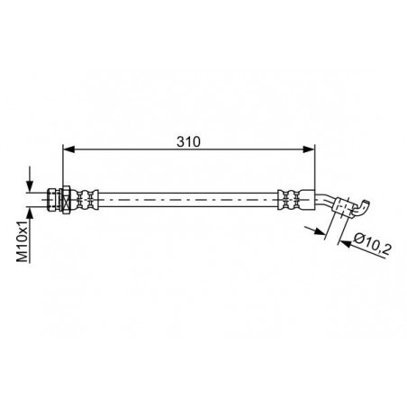 Flexible de frein BOSCH