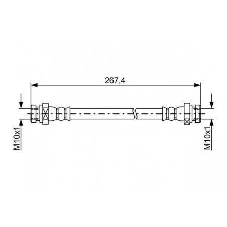 Flexible de frein BOSCH