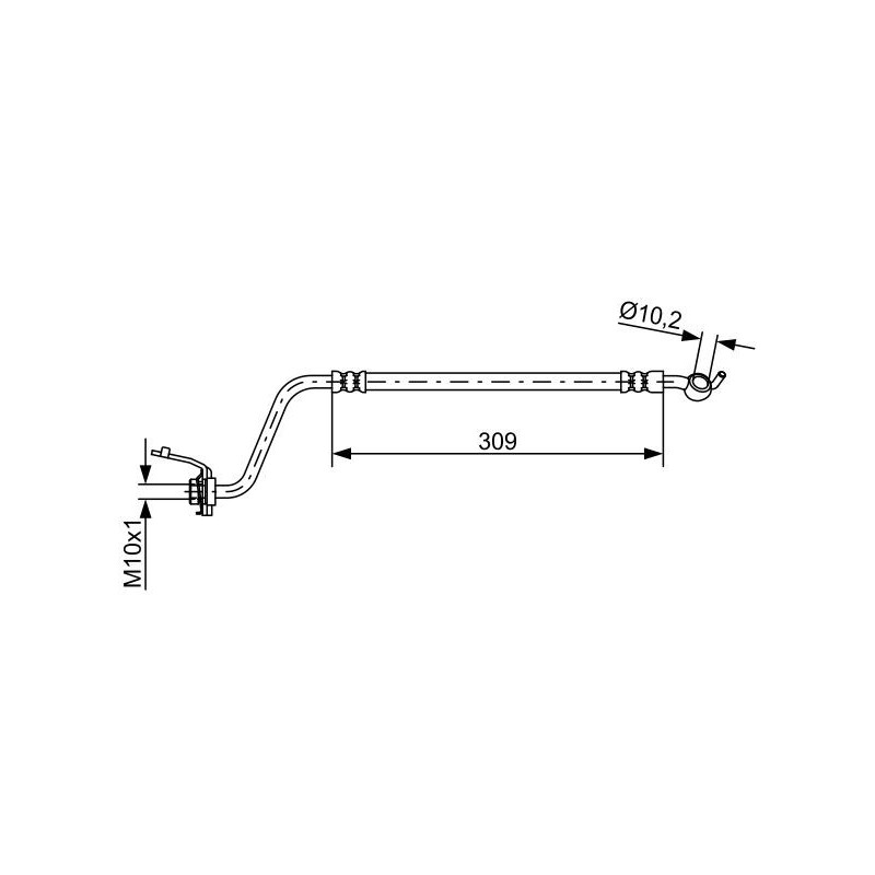 Flexible de frein BOSCH