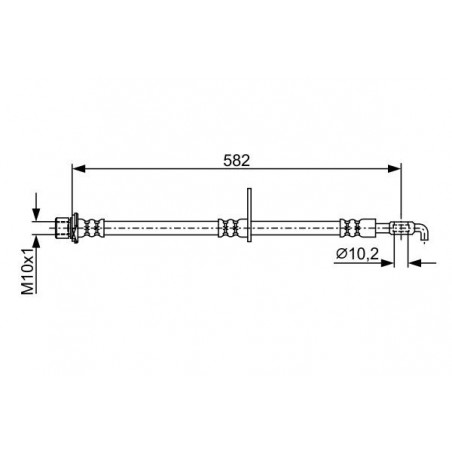 Flexible de frein BOSCH