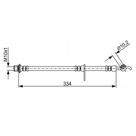 Flexible de frein BOSCH