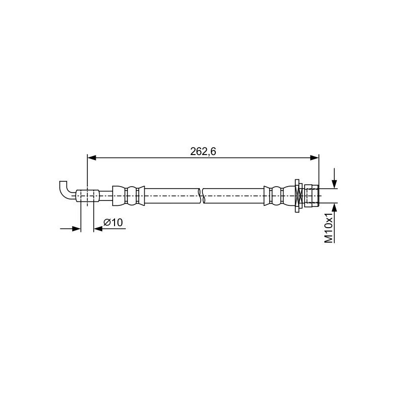 Flexible de frein BOSCH