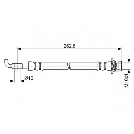 Flexible de frein BOSCH