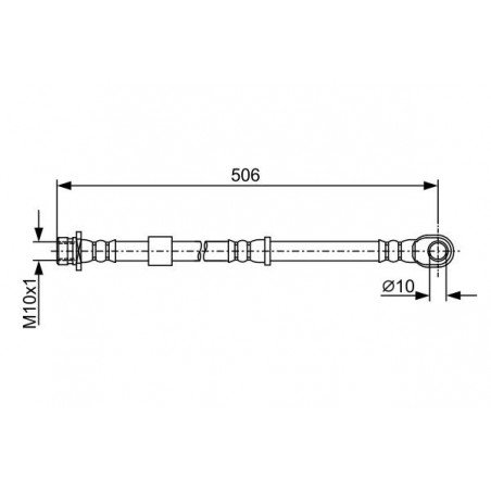 Flexible de frein BOSCH