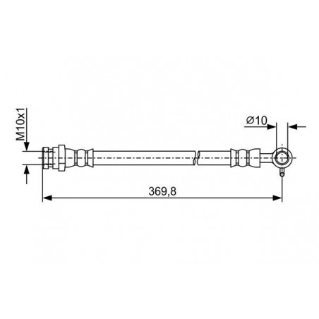 Flexible de frein BOSCH