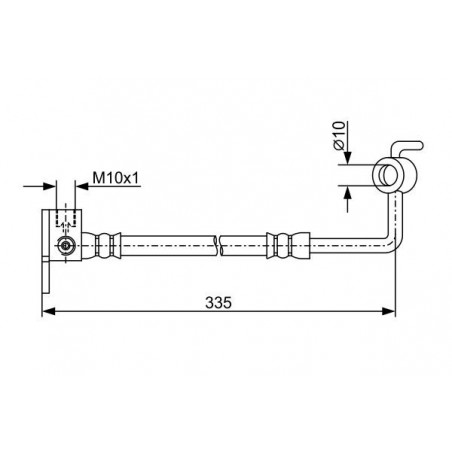 Flexible de frein BOSCH