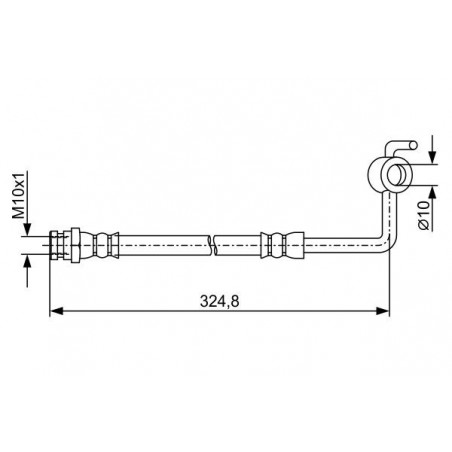 Flexible de frein BOSCH