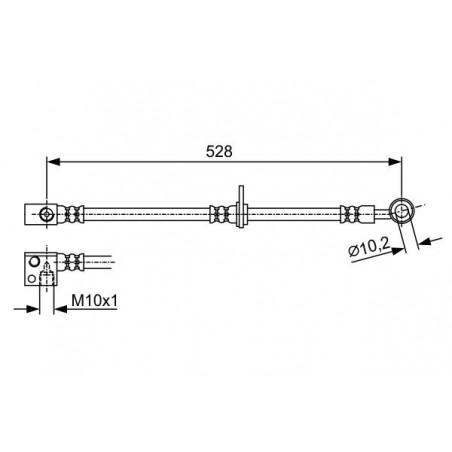 Flexible de frein BOSCH
