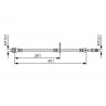 Flexible de frein BOSCH