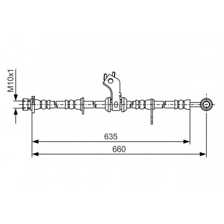 Flexible de frein BOSCH