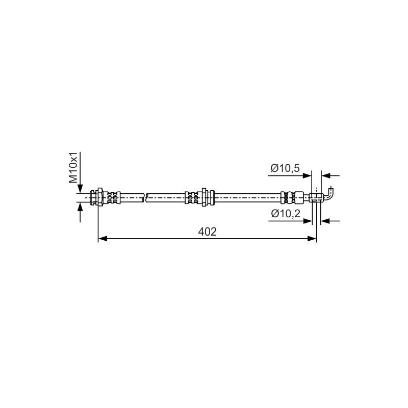 Flexible de frein BOSCH