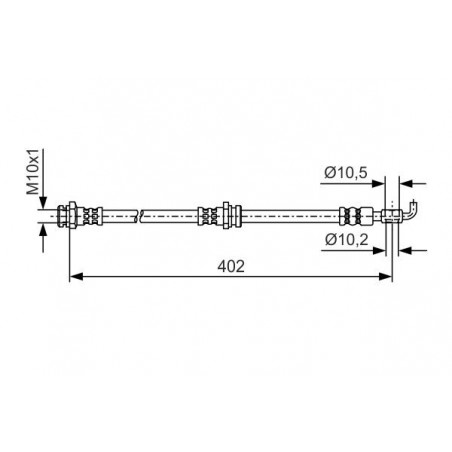 Flexible de frein BOSCH