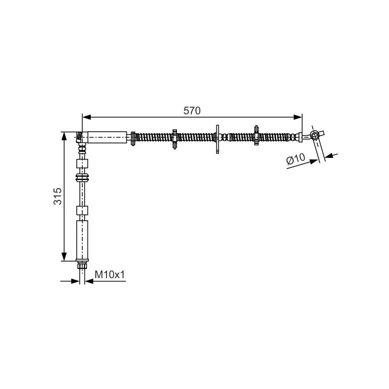 Flexible de frein BOSCH