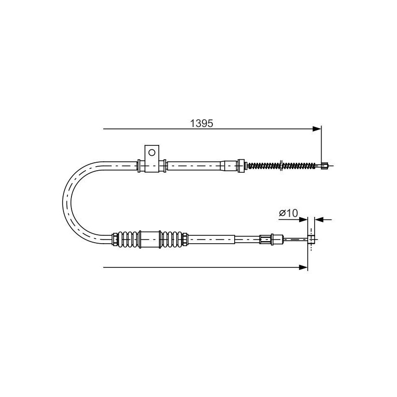Câble de frein à main BOSCH