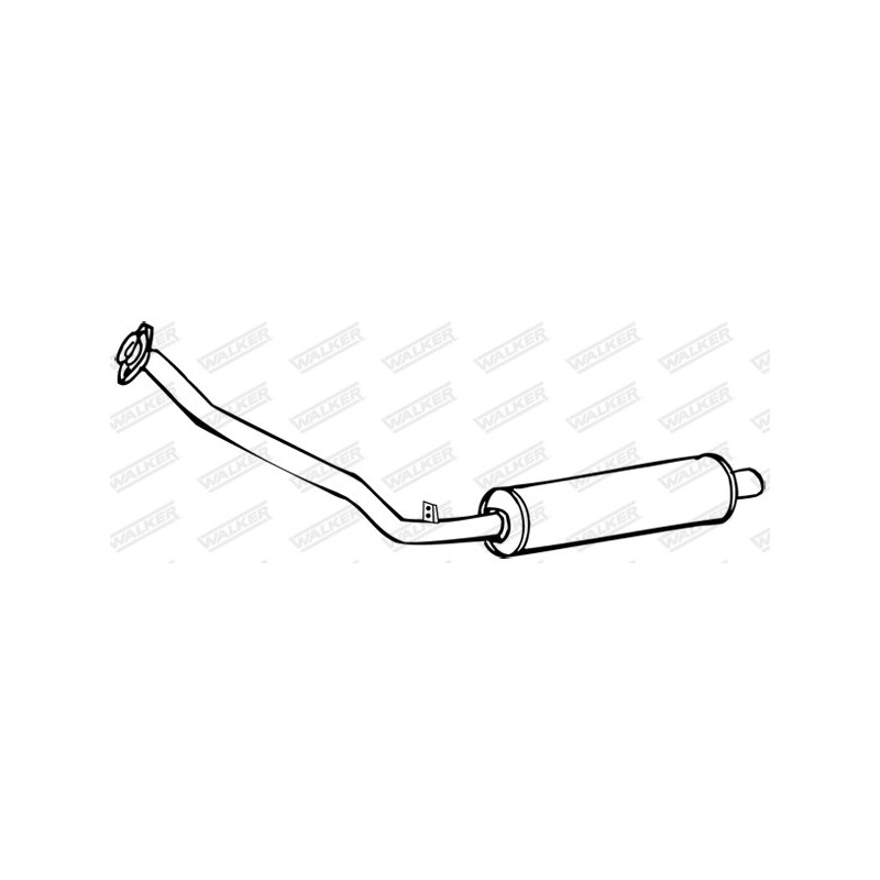 Silencieux avant WALKER