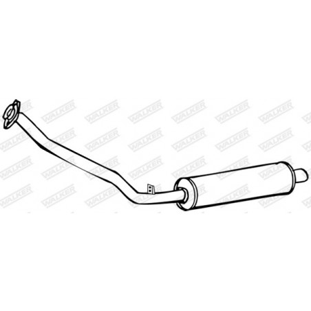 Silencieux avant WALKER