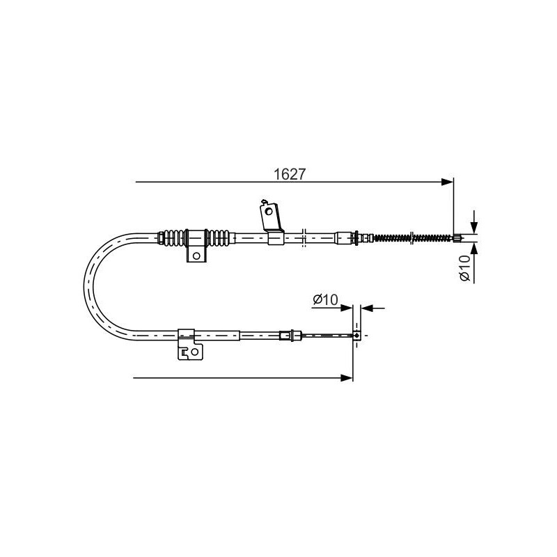 Câble de frein à main BOSCH