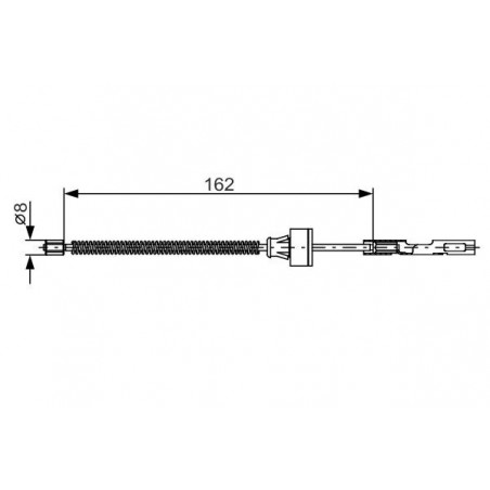 Câble de frein à main BOSCH