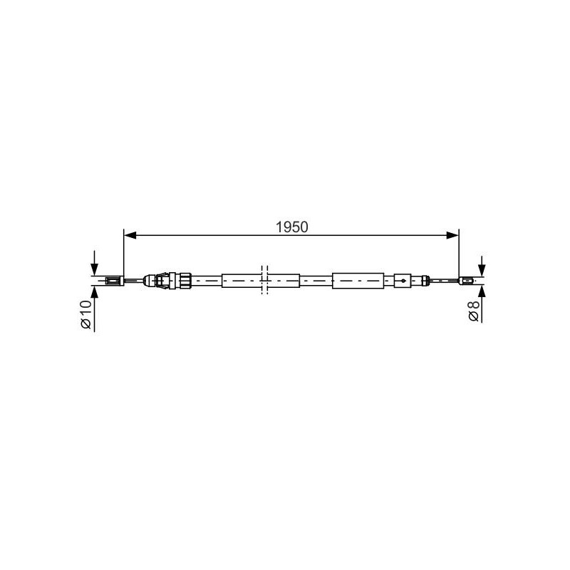 Câble de frein à main BOSCH