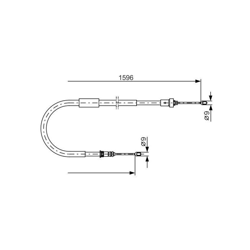 Câble de frein à main BOSCH