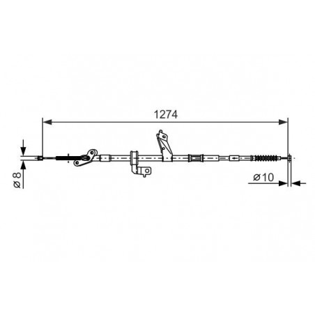 Câble de frein à main BOSCH