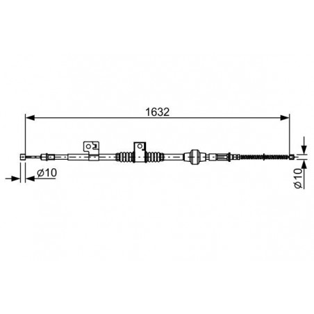 Câble de frein à main BOSCH