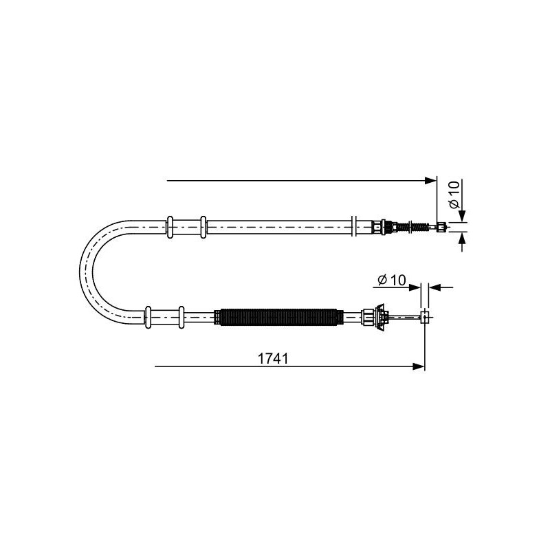 Câble de frein à main BOSCH