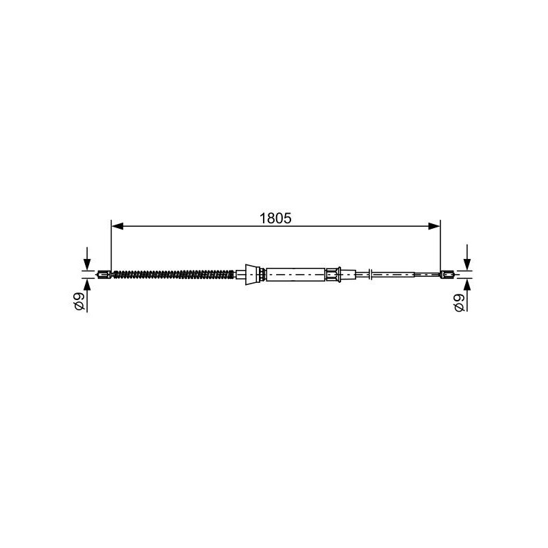 Câble de frein à main BOSCH
