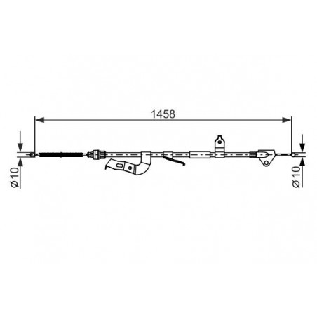 Câble de frein à main BOSCH