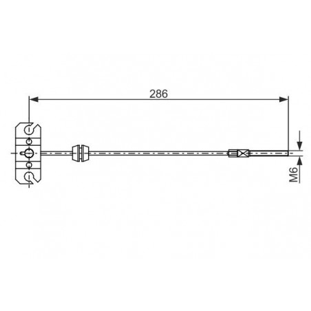 Câble de frein à main BOSCH