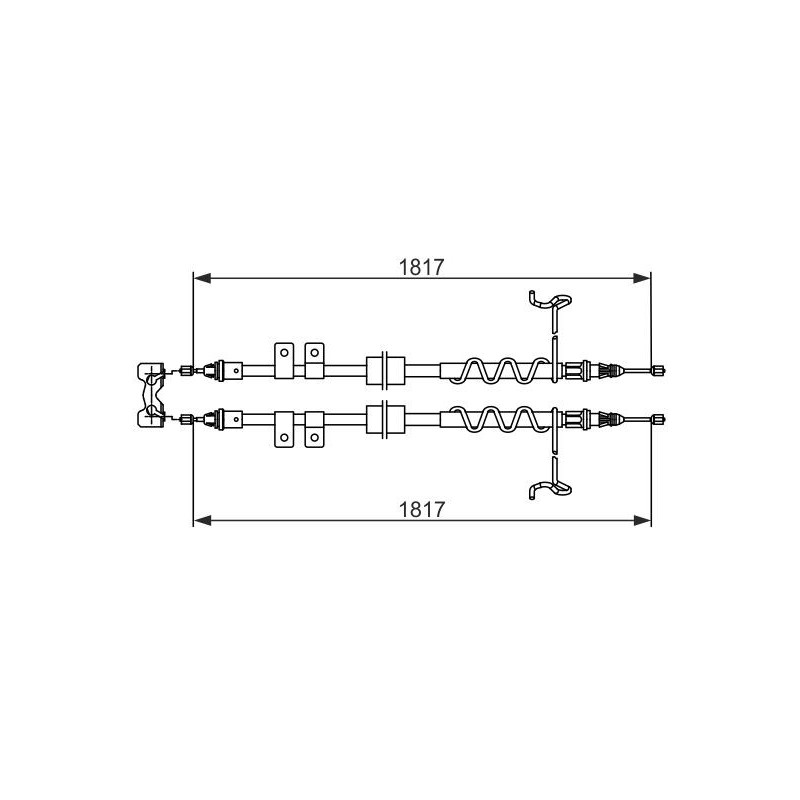 Câble de frein à main BOSCH