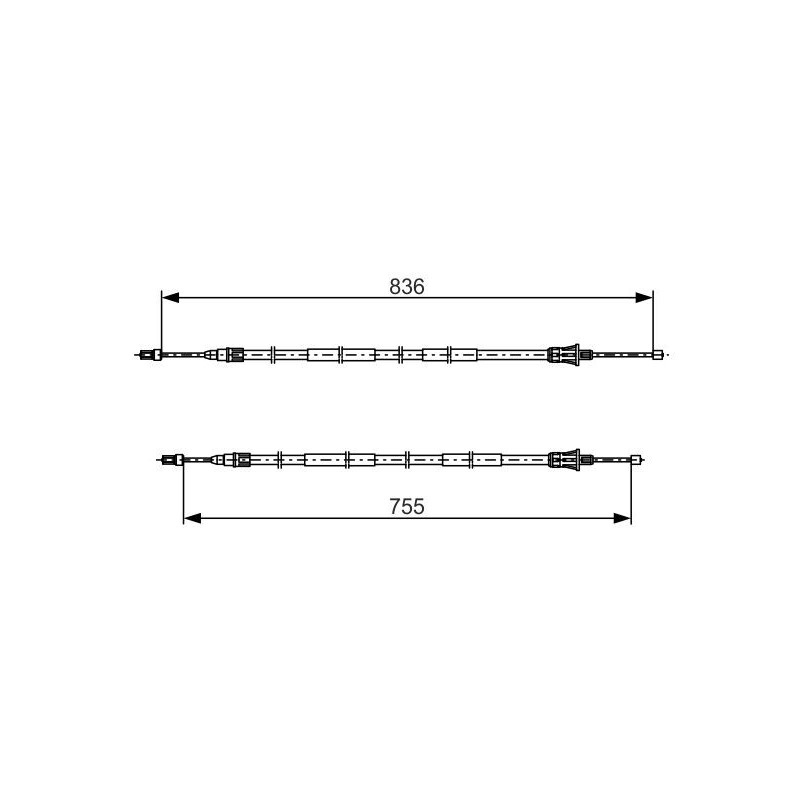 Câble de frein à main BOSCH