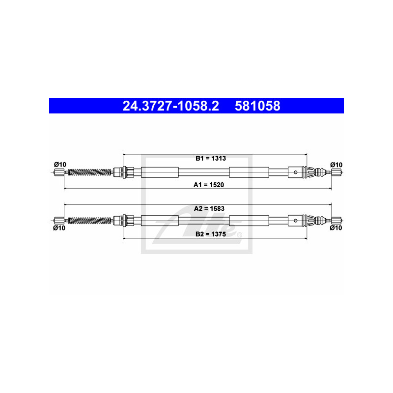 Câble de frein à main ATE