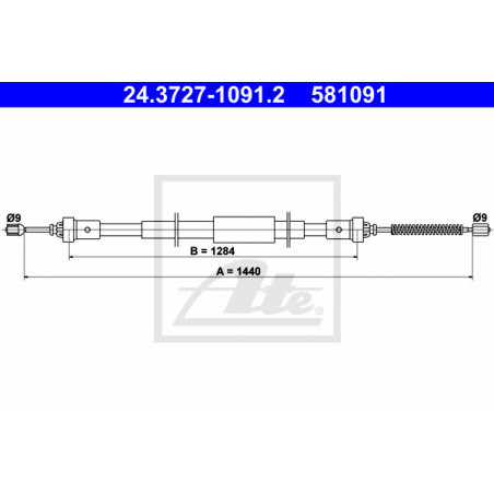 Câble de frein à main ATE