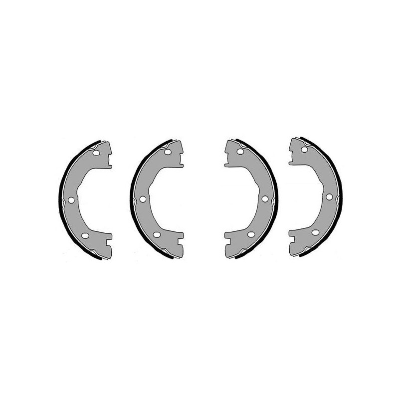 Jeu de mâchoires de frein (frein de stationnement) BOSCH