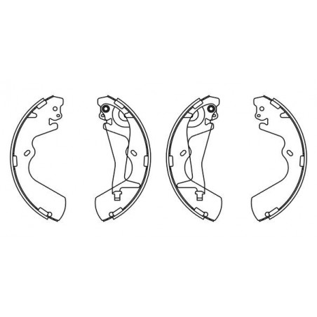 Jeu de mâchoires de frein...