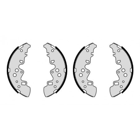 Jeu de mâchoires de frein...