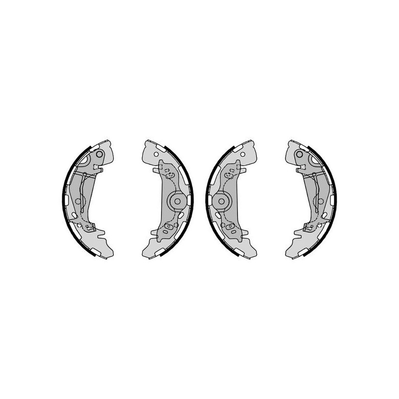 Jeu de mâchoires de frein BOSCH